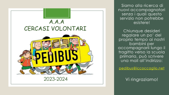 Immagine che raffigura Pedibus 2023/2024