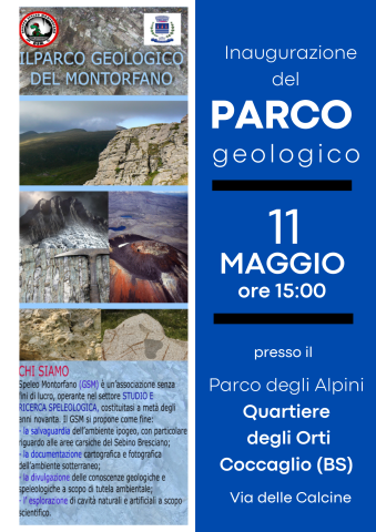 Immagine che raffigura INAUGURAZIONE DEL PARCO GEOLOGICO DI COCCAGLIO