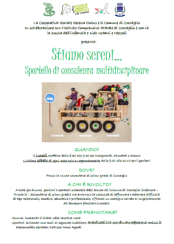 Immagine che raffigura Stiamo sereni… Sportello di consulenza multidisciplinare