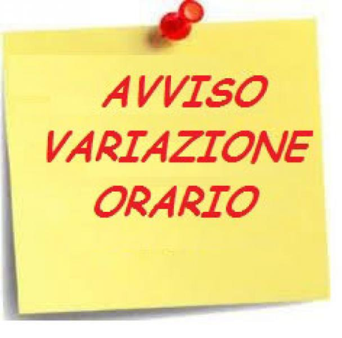 Comunicazione di chiusura dello sportello dedicato al ricevimento del pubblico